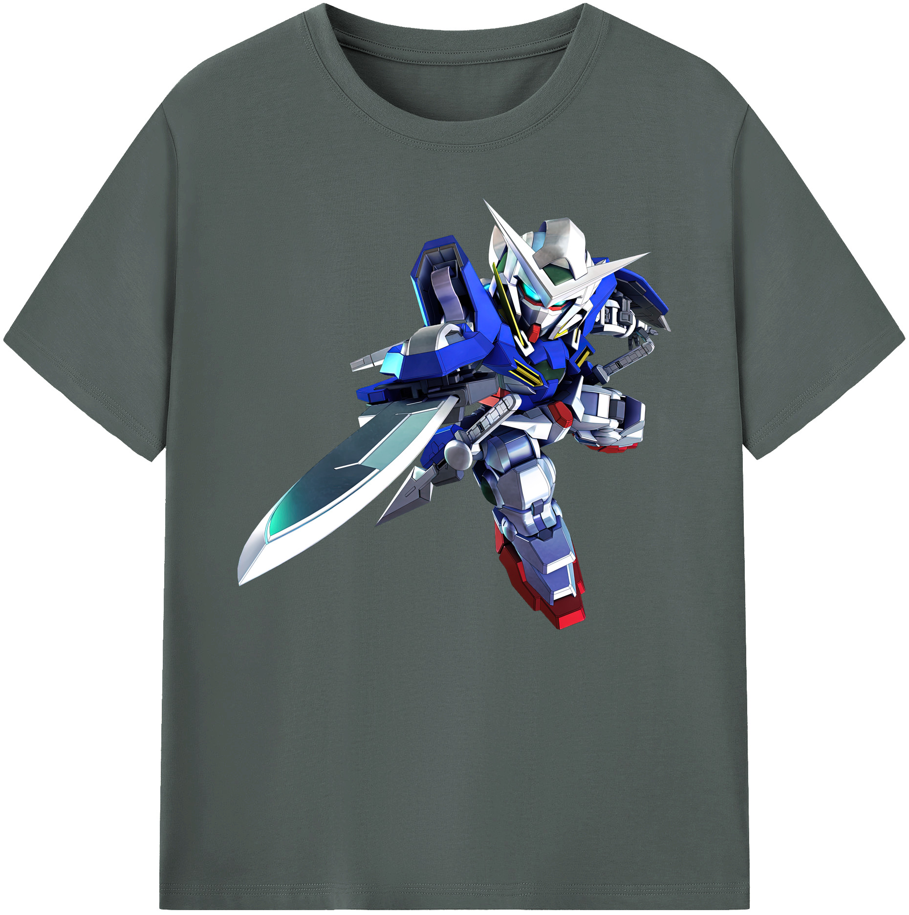 （画像用） 機動戦士ガンダム Mobile Suit Gundam 綿100％ メンズ半袖Tシャツ｜肌触りやわらか＆通気性